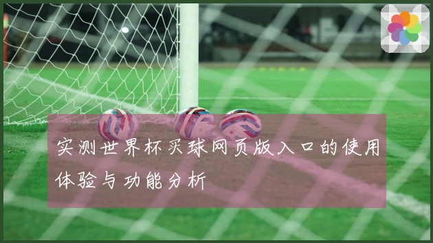 实测世界杯买球网页版入口的使用体验与功能分析